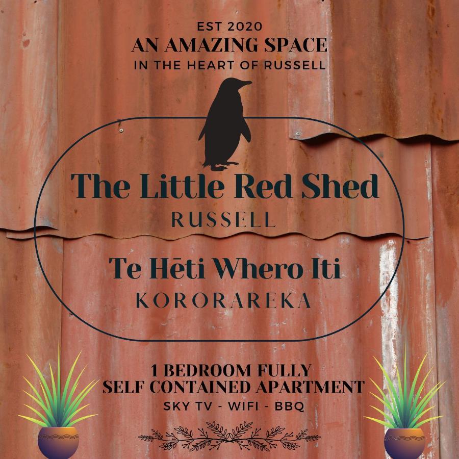 Willa The Little Red Shed Russell Zewnętrze zdjęcie